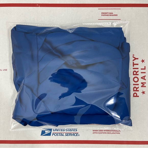 Jay Godfrey Cobalt Blue Satin Slip Midi Dress - Picture 11 of 11